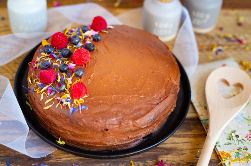 Schokoladen-Torte (glutenfrei & vegan)