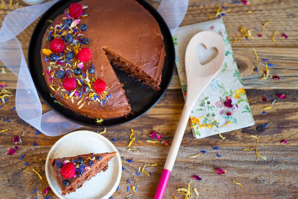 vegane Schokotorte