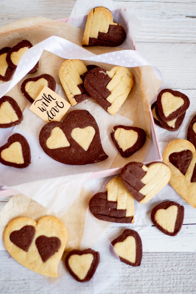 vegane Kekse zum Valentinstag