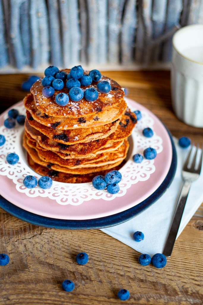 Frühstückspancakes vegan und glutenfrei